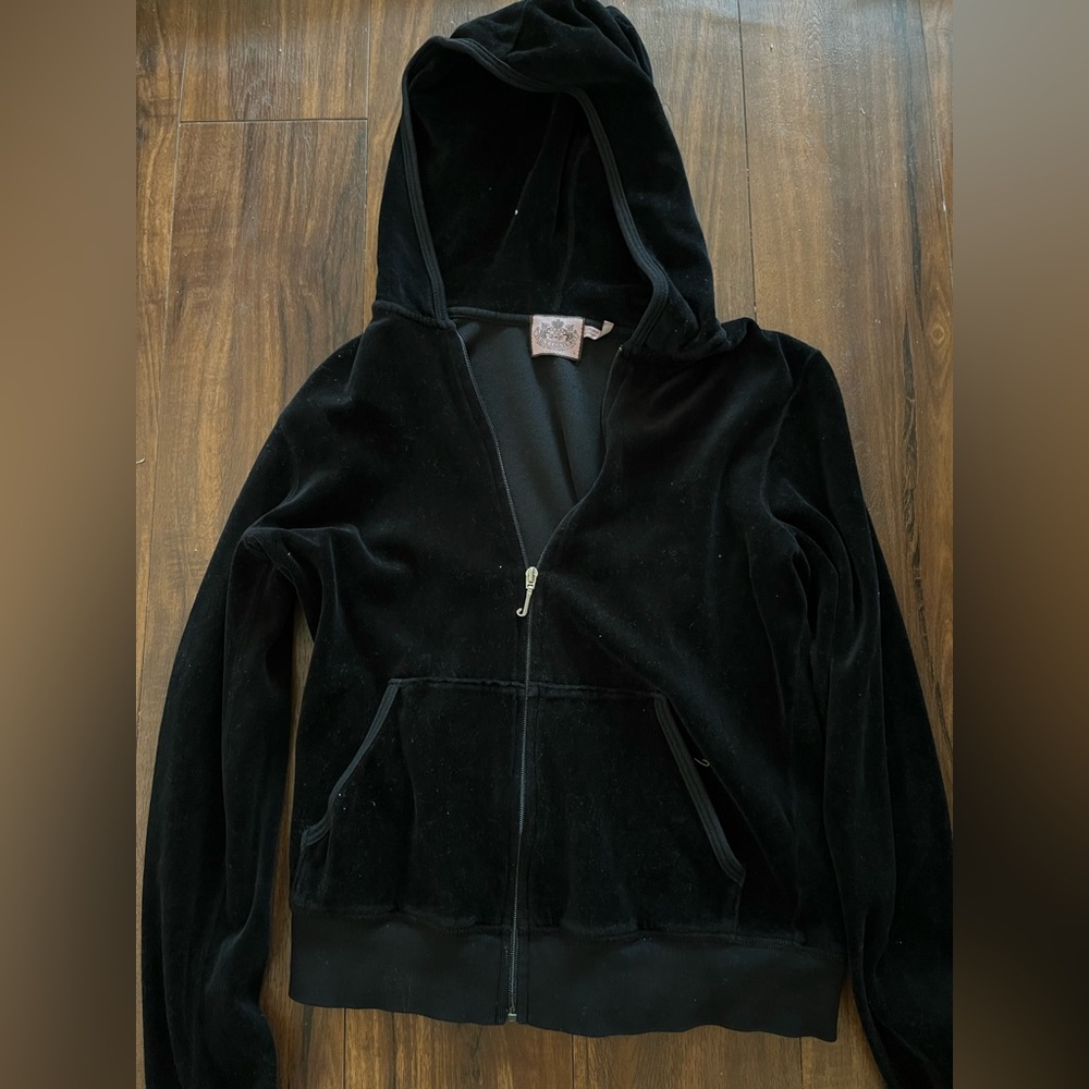Y2K Juicy Coture Velour Zip Up Jacket